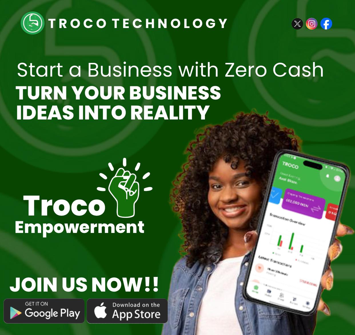 How Troco Can Help You Start a Business from Anywhere in Nigeria