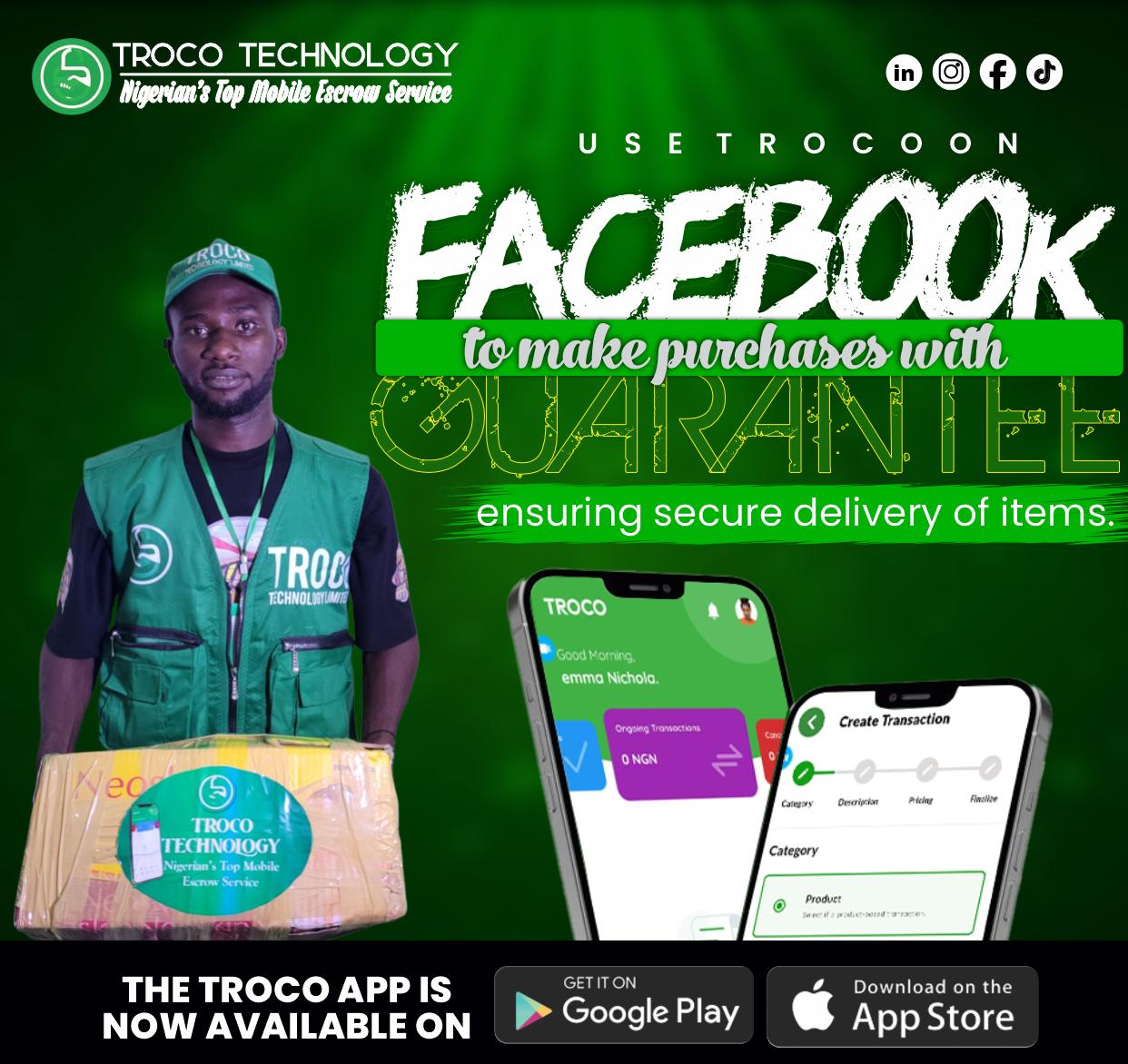 Boost Your Sales on Facebook Marketplace with TROCO: Nigeria’s Trusted Escrow Service